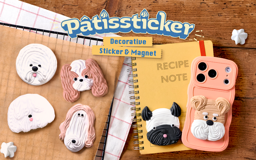 Pâtissticker Meringue Dogs Series J7